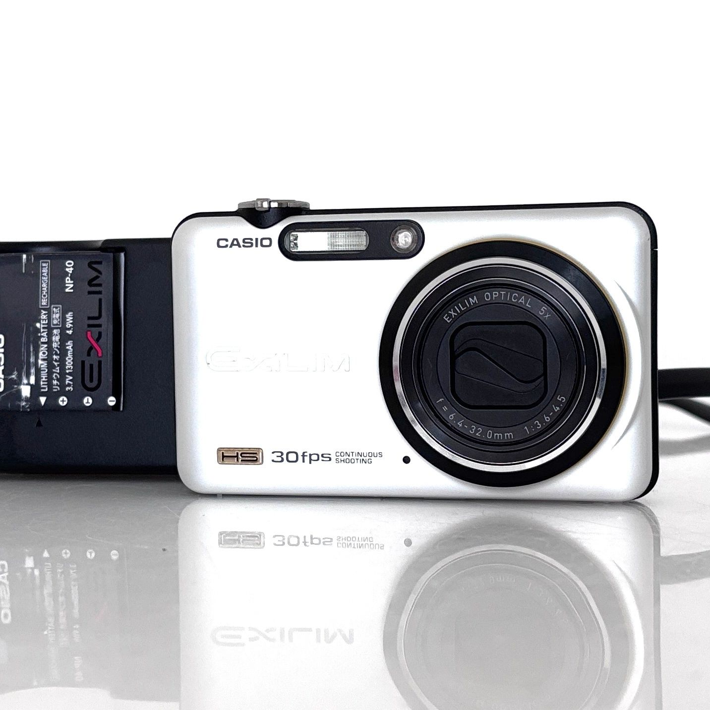 【カシオ】CASIO EXILIM HS EX-FC100 デジタルカメラ +バッテリー +充電器 #T495