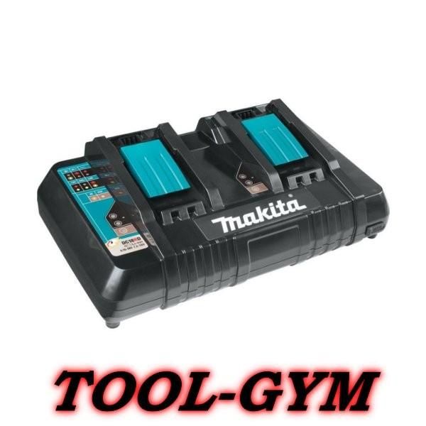 【極美品】 マキタ(makita) スライド式バッテリ9.6V-18V対応 2口急速充電器 DC18RD/純正