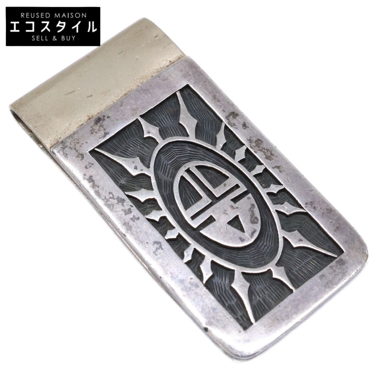 Joe Josytewa　ジョー ジョスィテワ　925 ホピ族 サンフェイス マネークリップ