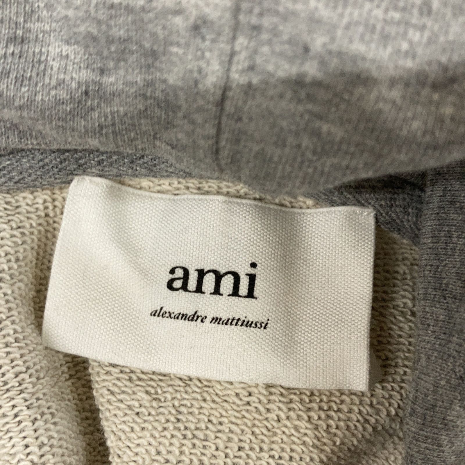 AMI PARIS アミパリス グレー 刺繍ロゴ スウェットパーカー XXS - メルカリ
