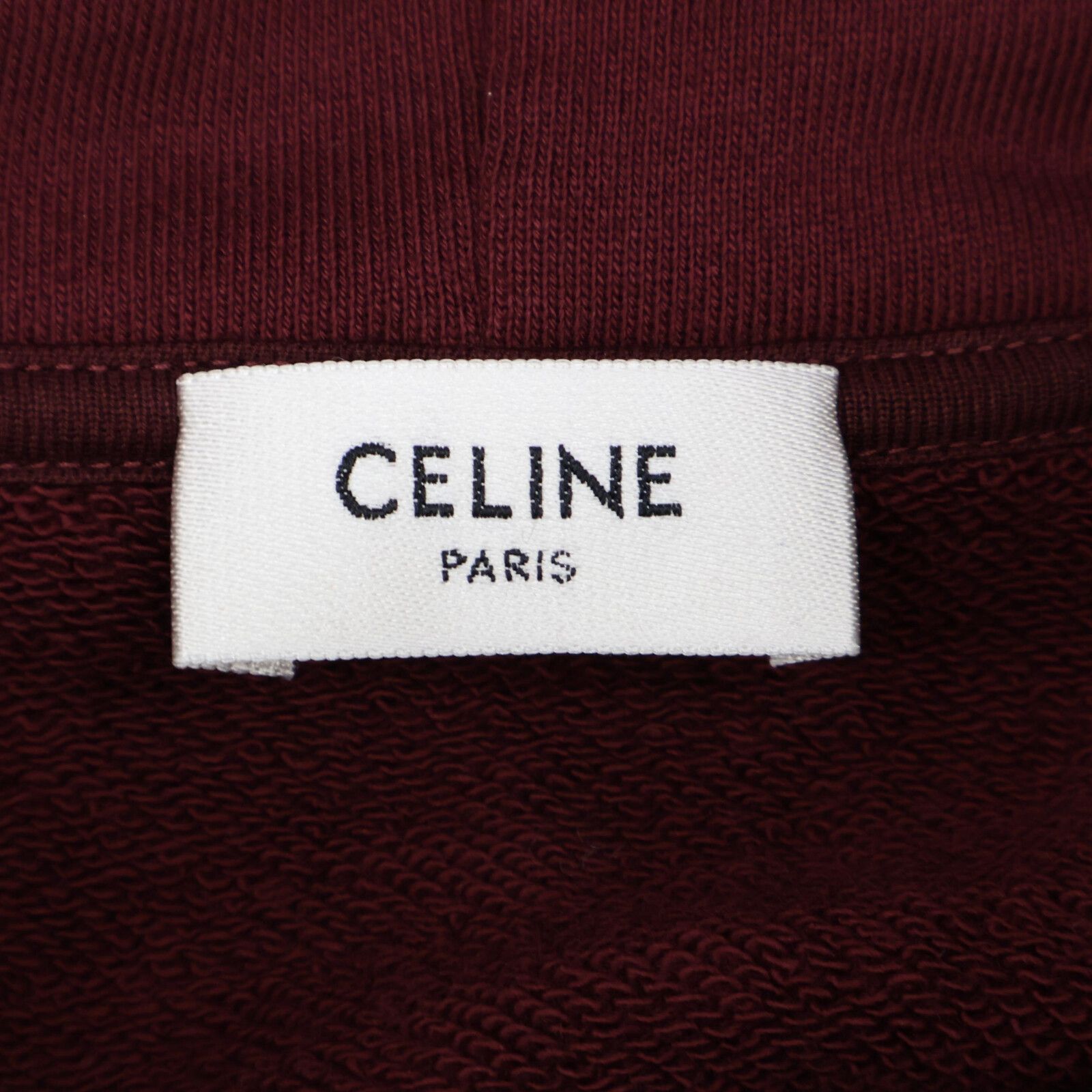 CELINE セリーヌ 【美品/国内正規/25SS】RY07V670Q.FYU4 BLASON ロゴプリント プルオーバー パーカー/ L CELINE セリーヌ 【美品/国内正規/25SS】RY07V670Q.FYU4 BLASON ロゴ
