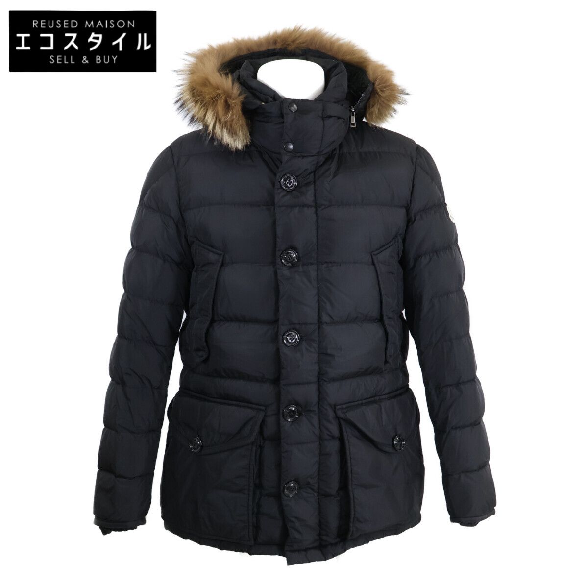 MONCLER　モンクレール　CLUNY クルーニー ファー付 フーディダウンジャケット　2