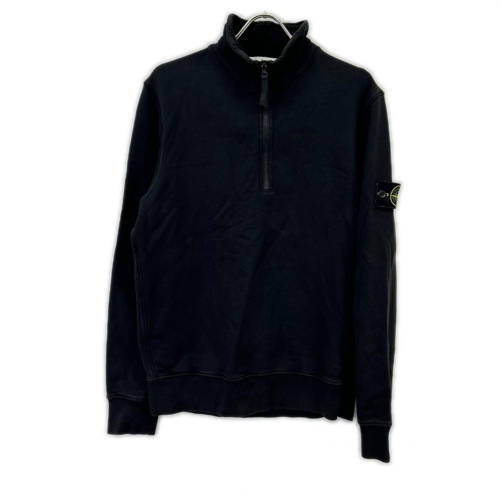 STONE ISLAND ストーンアイランド ブラック コットン コンパスパッチ 