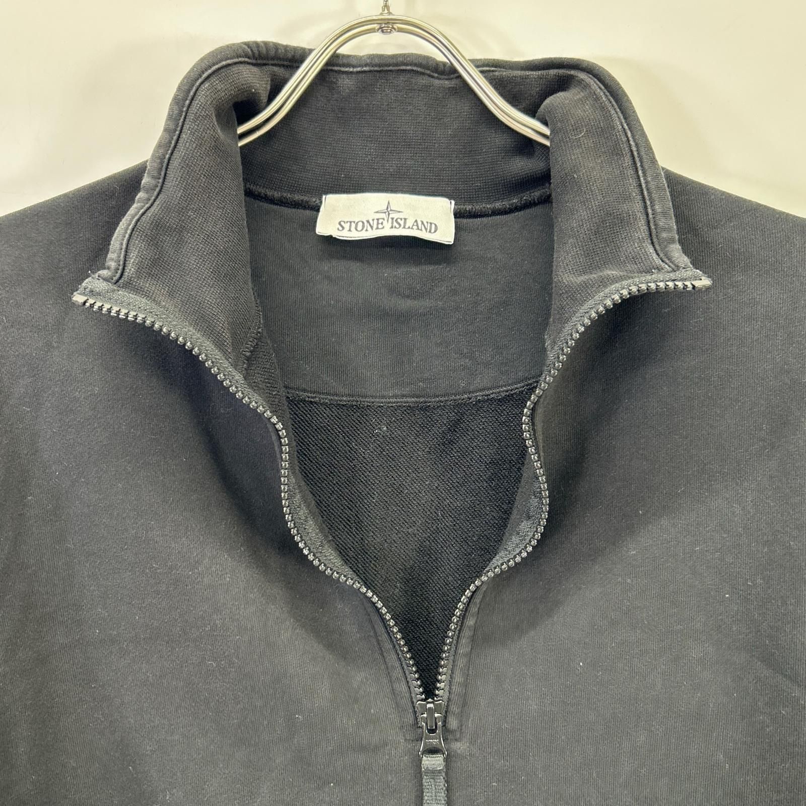 STONE ISLAND ストーンアイランド ブラック コットン コンパスパッチ 