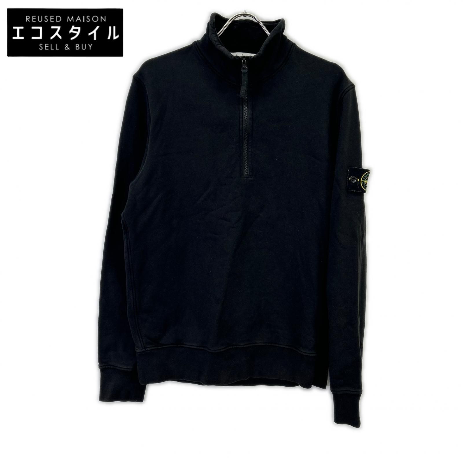 STONE ISLAND ストーンアイランド ブラック コットン コンパスパッチ 