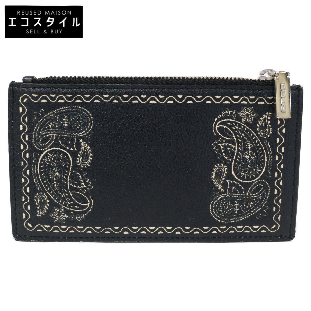ETRO　エトロ　レザー ペイズリー フラグメントケース