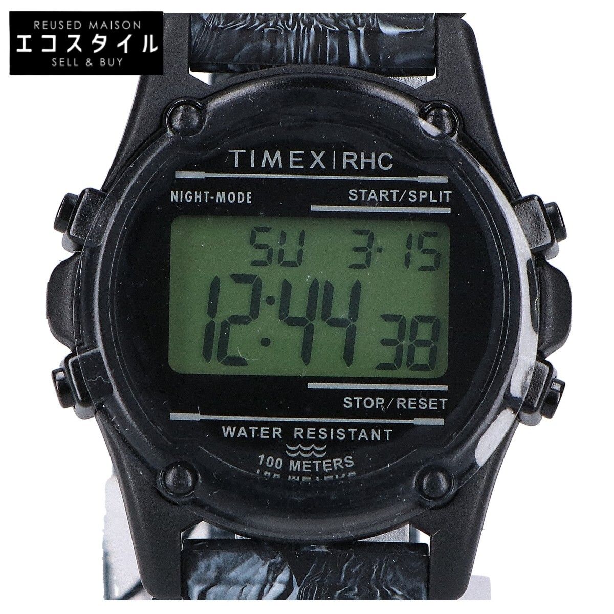 TIMEX　タイメックス　【新品同様】TIMEX for RHC タイメックス ロンハーマン TW2V65000 Atlantis アトランティス マーブルラバーベルト デジタル
