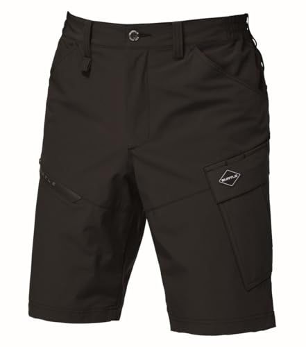 BURTLE バートル ショートカーゴパンツ(ユニセックス) 春夏用 ブラック 1027 35 XLe e0f847c1
