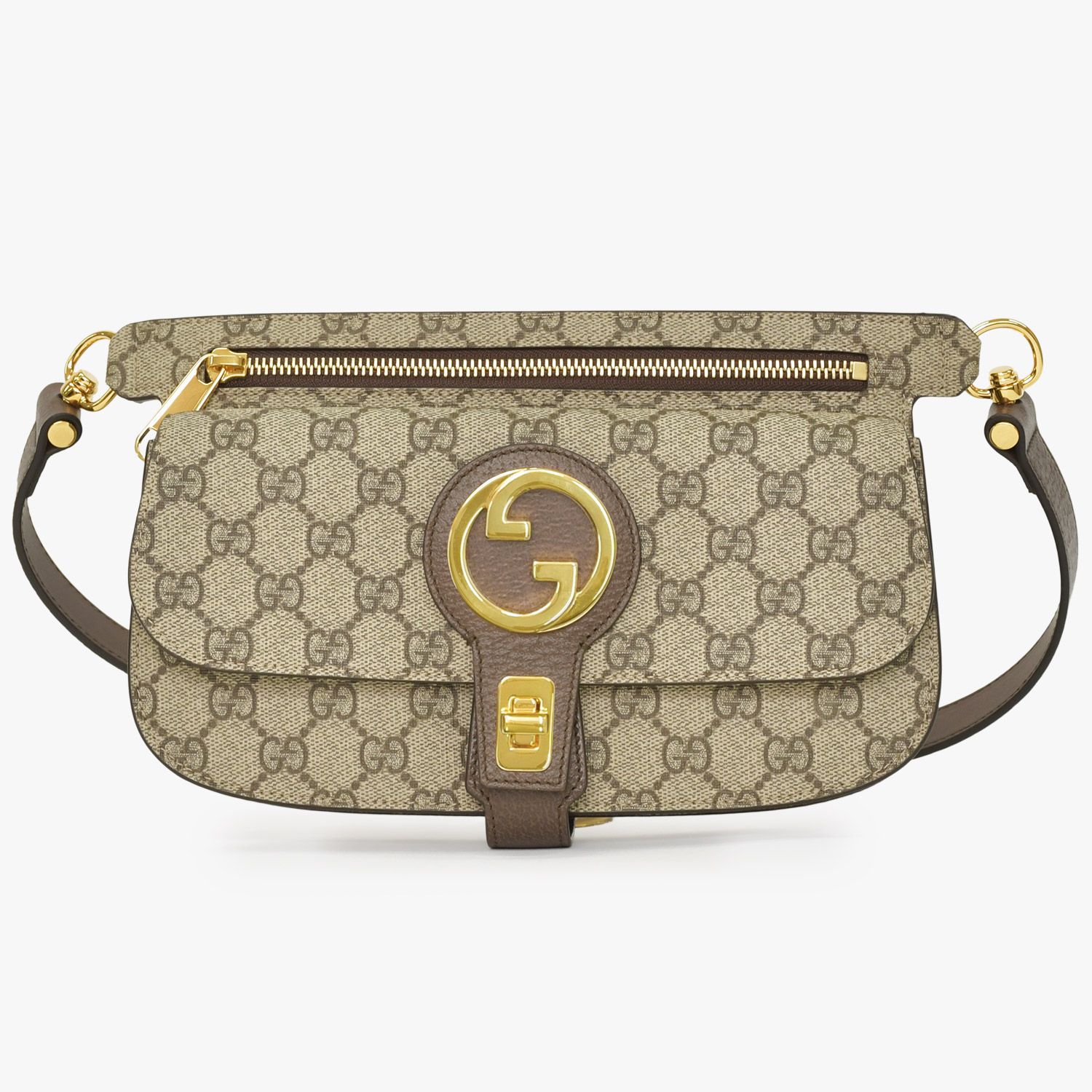 極美品 GUCCI グッチ ブロンディベルトバッグ GGスプリームキャンバス