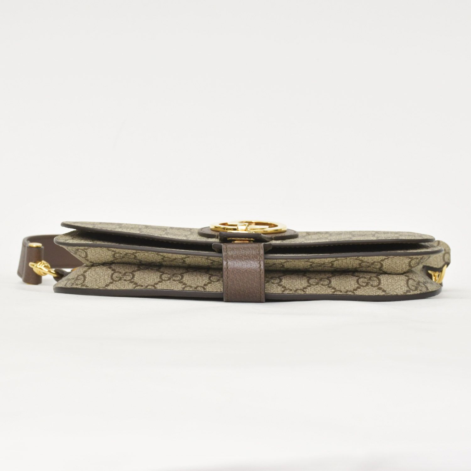 極美品 GUCCI グッチ ブロンディベルトバッグ GGスプリームキャンバス 