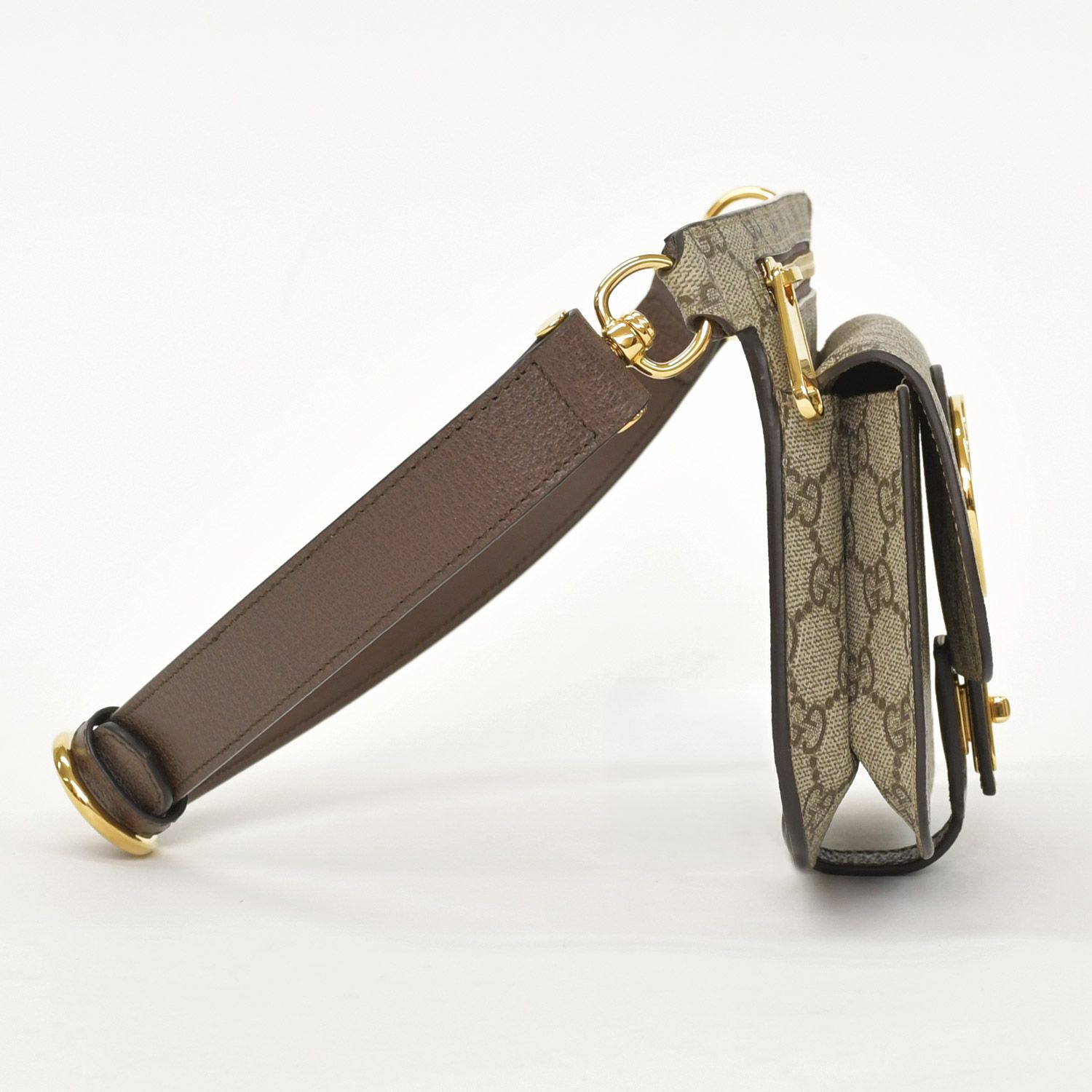 極美品 GUCCI グッチ ブロンディベルトバッグ GGスプリームキャンバス