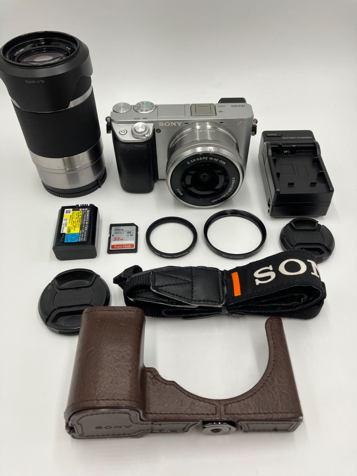 【動作確認済】SONY α6400 ダブルレンズキット