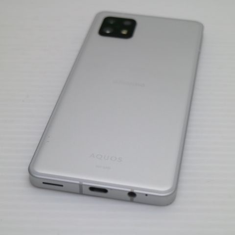 新品同様 SH-54B AQUOS sense6 シルバー スマホ 白ロム 本体 即日発送