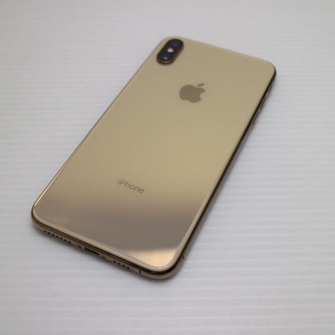 良品中古 SIMフリー iPhoneXS MAX 256GB ゴールド スマホ 白ロム 中古
