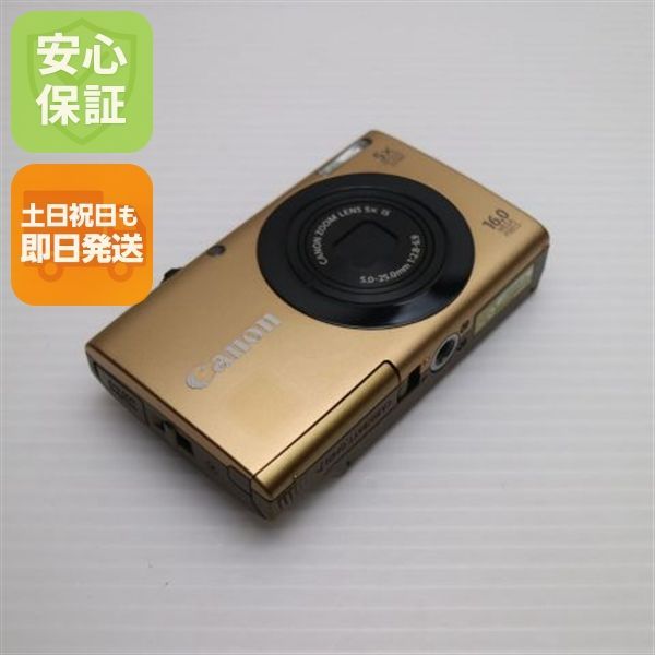 超美品 PowerShot A3400 IS ゴールド 即日発送 デジカメ Canon