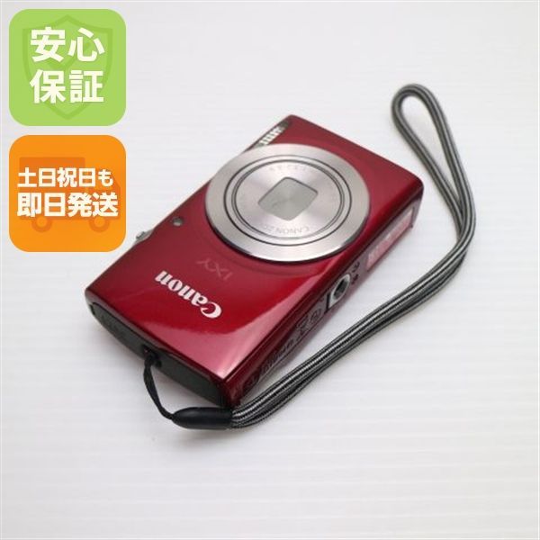 超美品 IXY 180 レッド 即日発送 コンデジ Canon 本体 土日祝発送OK 00000