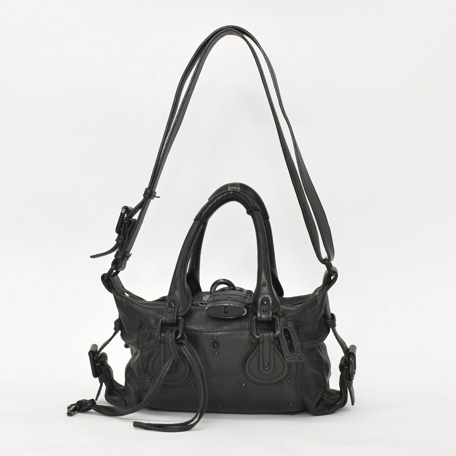 Chloe クロエ ミニパディントン ブラック 2WAY ショルダーバッグ ミニ