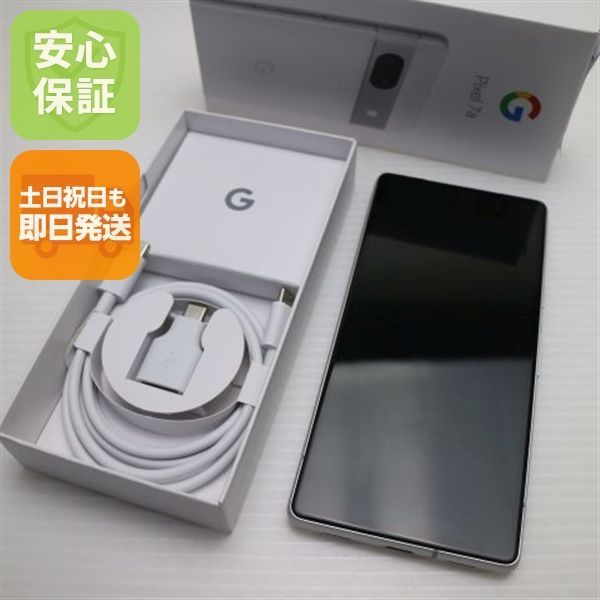 新品同様 Google Pixel 7a Snow SIMフリー スマホ Google 即日発送