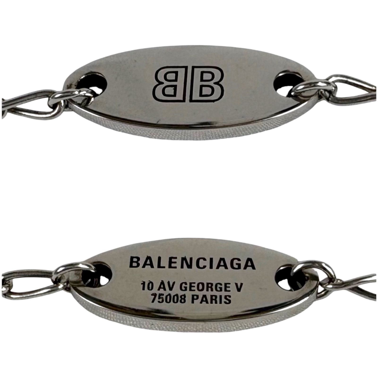 バレンシアガ Balenciaga Everyday Bracelet Antique Silver