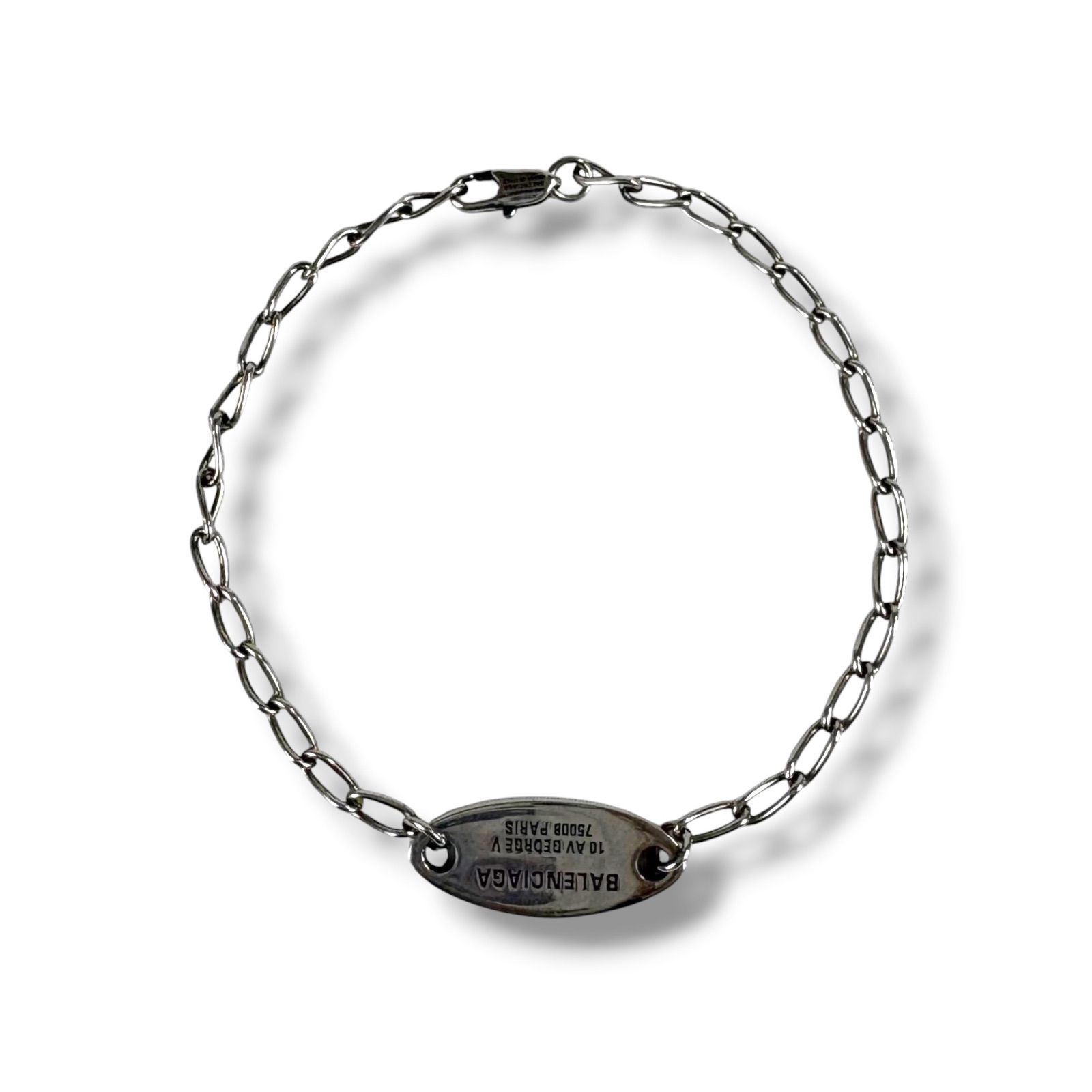 バレンシアガ Balenciaga Everyday Bracelet Antique Silver