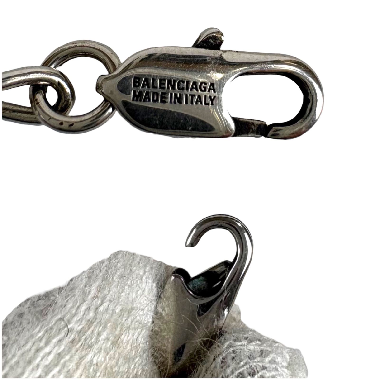 BALENCIAGA BB チェーンブレスレット シルバー 【公式通販】