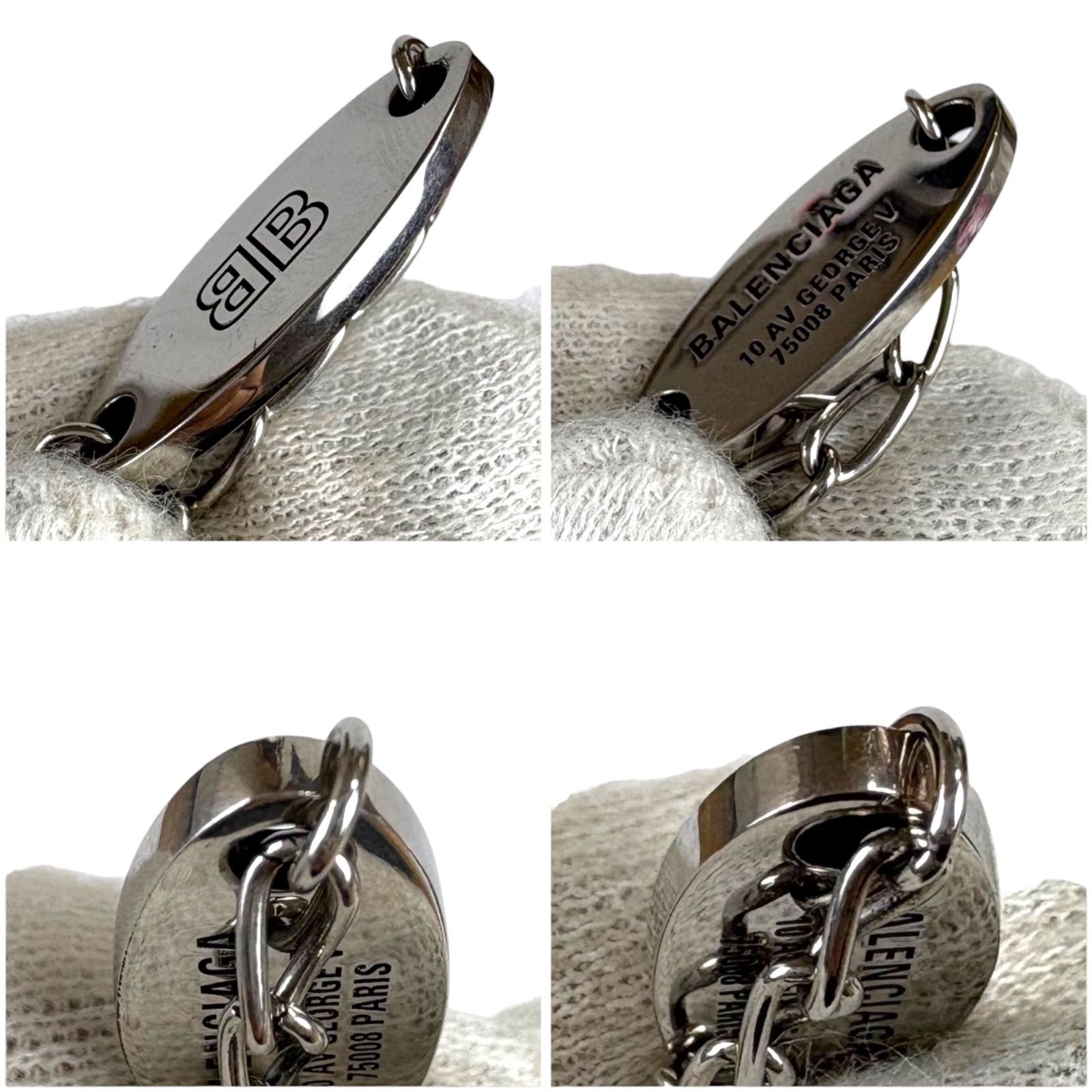 バレンシアガ Balenciaga Everyday Bracelet Antique Silver