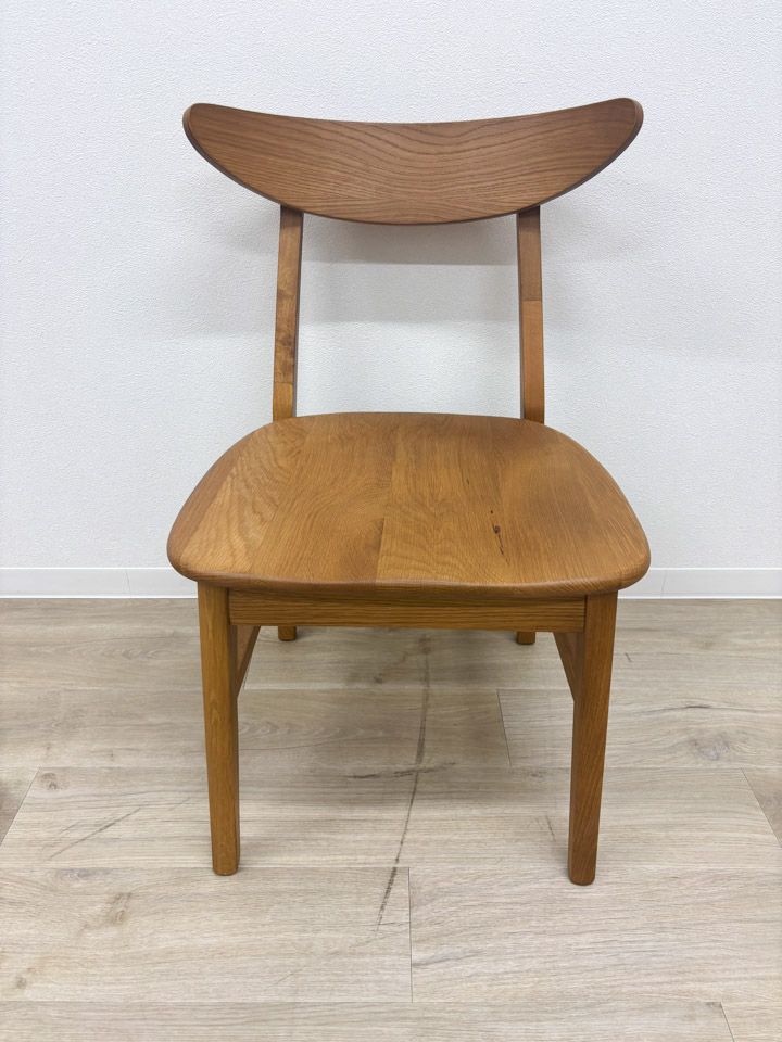 【展示品】定価19,000円 ダイニングチェア 1脚単品 完成品 ナチュラル おしゃれ 個人未使用【送料無料】