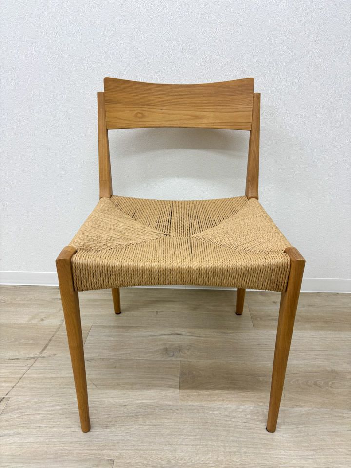 【展示品】定価35,200円 東谷 ダイニングチェア 1脚単品 完成品 ペーパーコードチェア おしゃれ 北欧 ナチュラル ジャパンディ 個人未使用【送料無料】