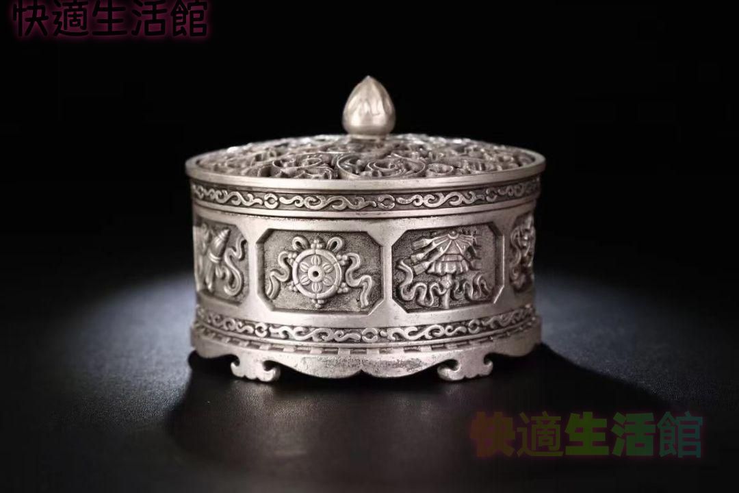 八宝めでたい香炉 装飾品 現代工芸品 美術品 置物 GY529