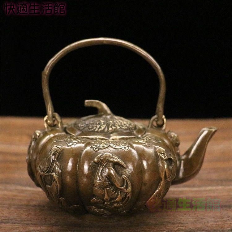 かぼちゃ急須 装飾品 工芸品 美術品 置物 GY529