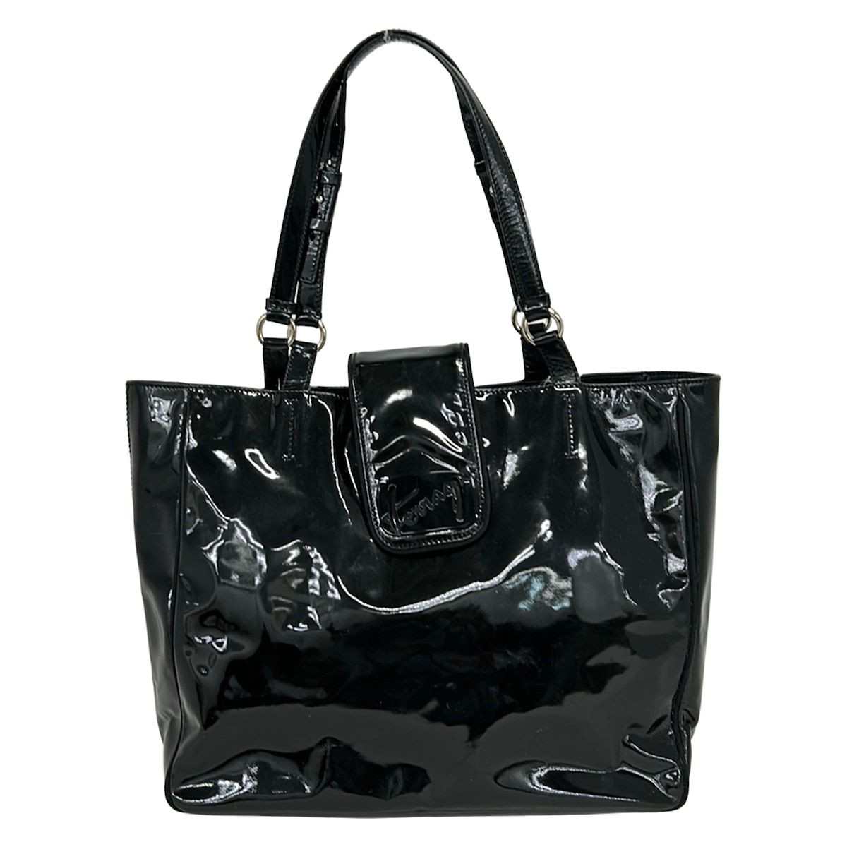 FERRAGAMO/SalvatoreFerragamo(サルバトーレフェラガモ) トートバッグ - 黒 レザー