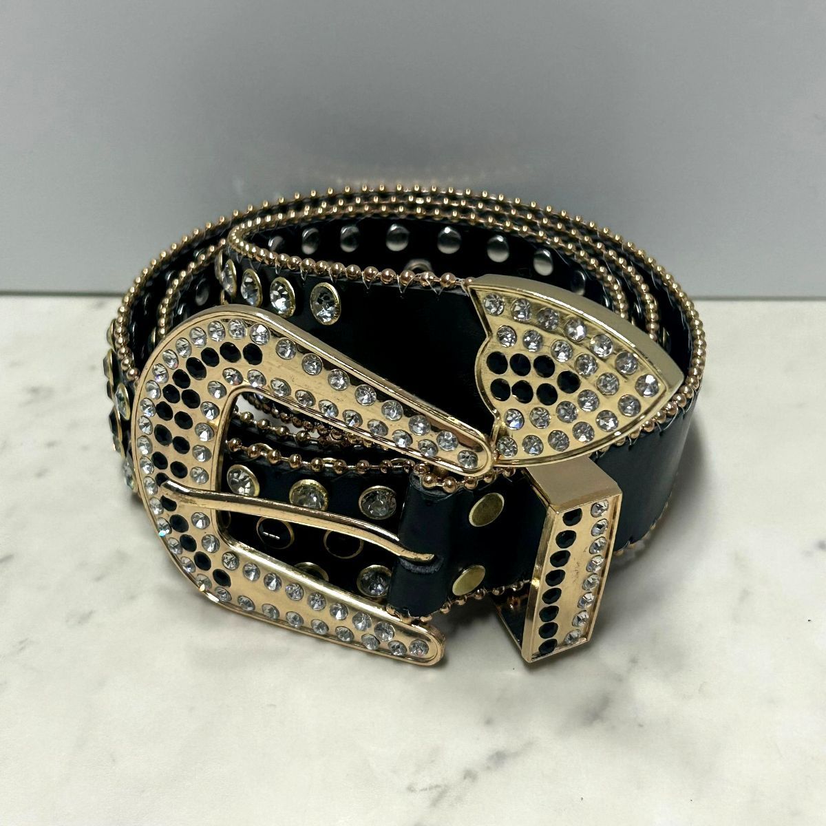 人気SALE，安い ラインストーン ブリンブリン ベルト Bling Bling