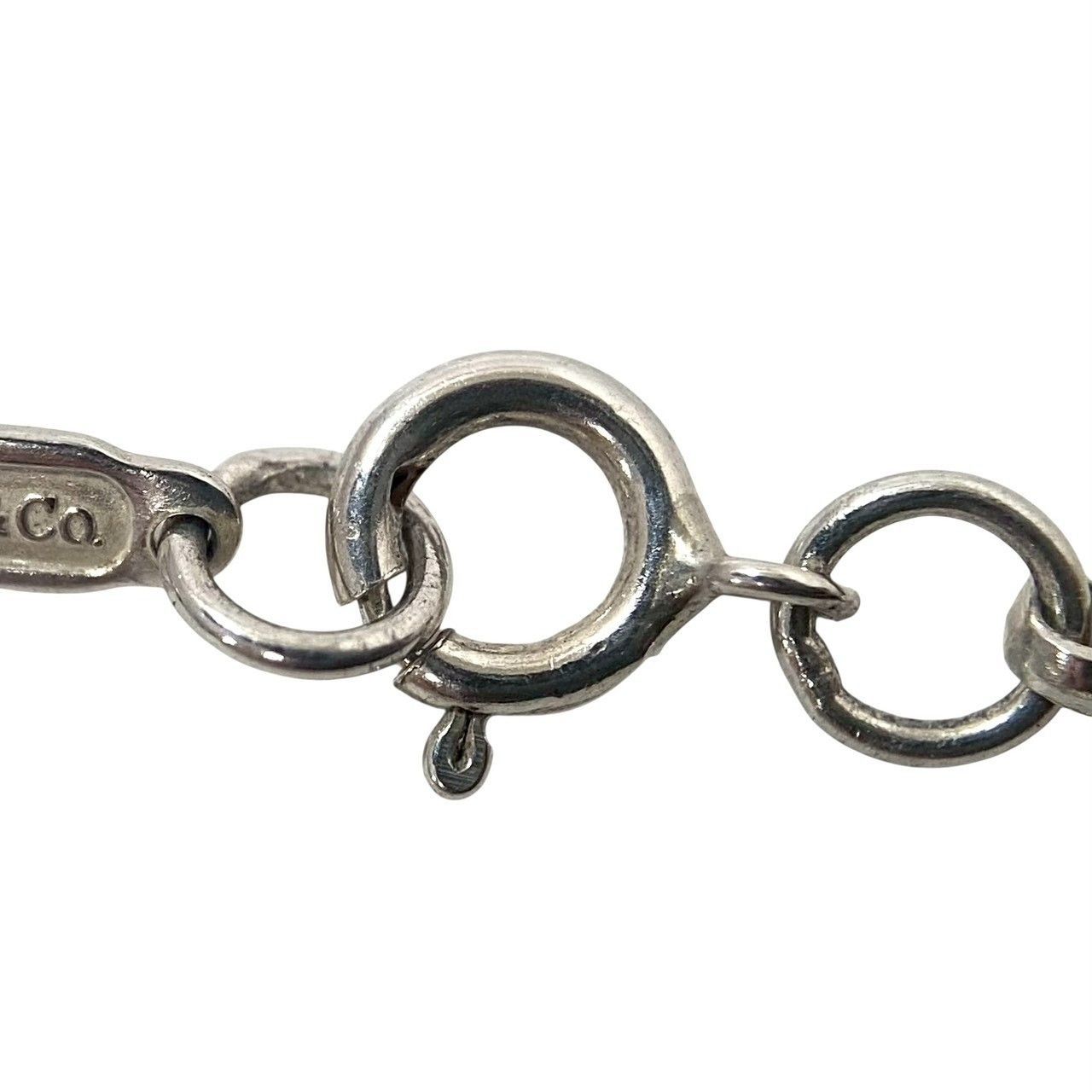 TIFFANY&Co.】ナローバー 1837 2001 スネークチェーン ネックレス