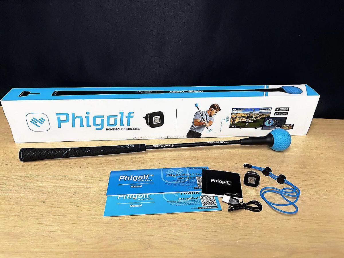 【美品】 Phigolf ファイゴルフ ホームゴルフシミュレーター ゴルフ練習機 バーチャルトレーニング