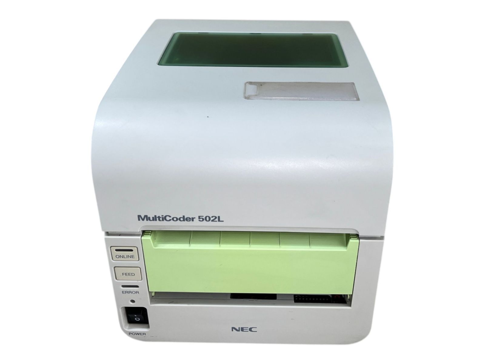 ☆動作OK【NEC MultiCoder 502L PR-T502L3TL】4インチ業務用ラベルプリンタ｜LAN/USB対応｜テスト印刷確認済