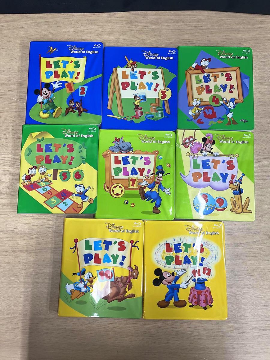 DWE Let's Play! Blu-ray8巻セット レッツプレイ DWE ディズニー英語