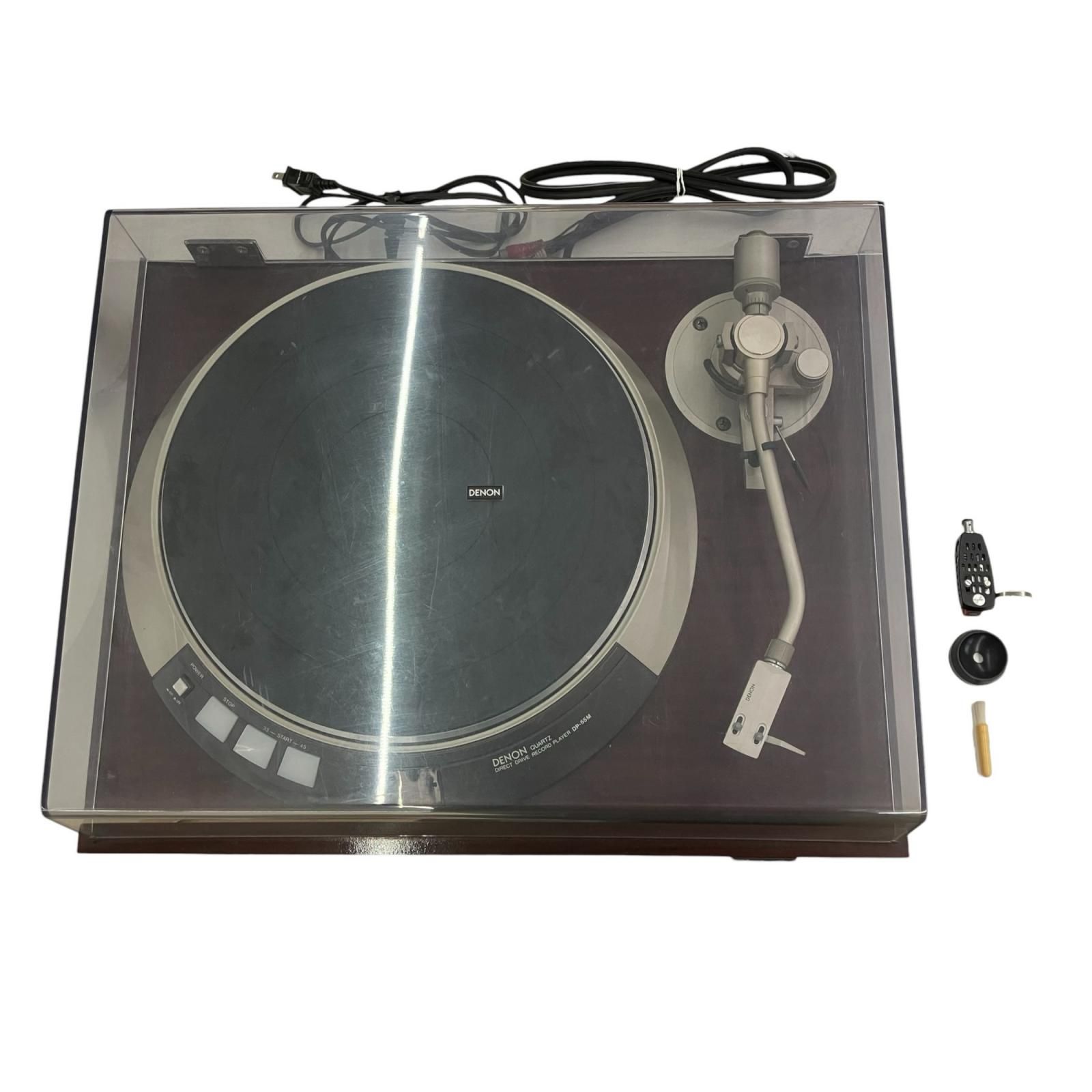 186001 動作確認済み DENON デノン レコードプレーヤー ターンテーブル DP-55M