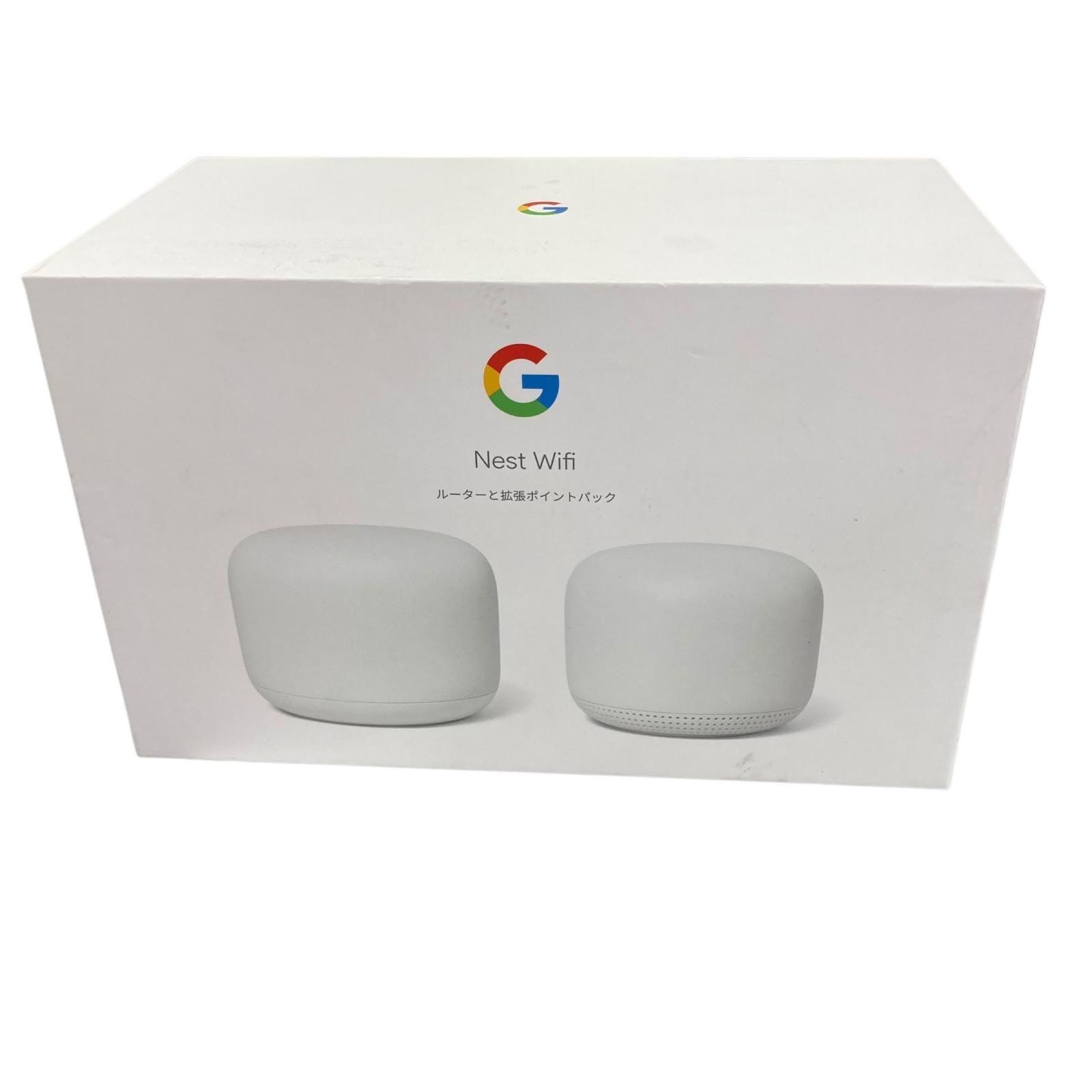 186000 通電確認のみ Google グーグル Nest Wifi ルーターと拡張