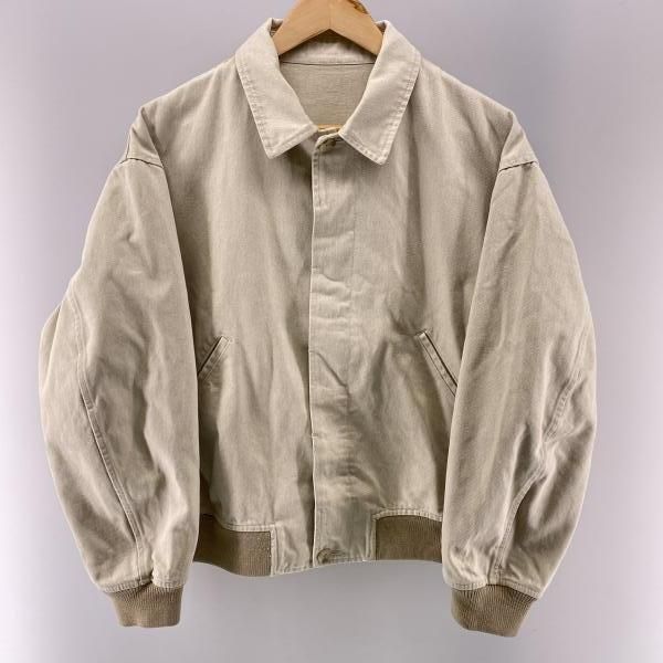 【中古】Y's For Men 92aw ボタンフライコットンブルゾン ベージュ L相当 ワイズフォーメン[24]