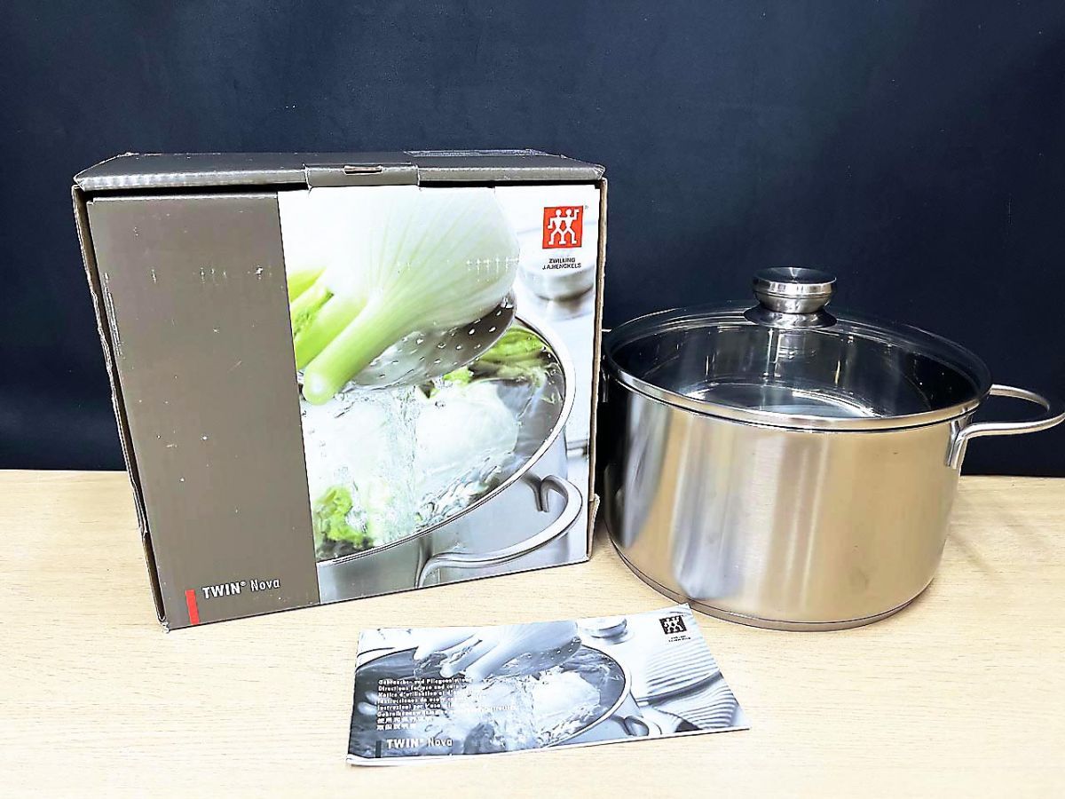 未使用・保管品】 ZWILLING ツヴィリング TWIN nova ストックポット