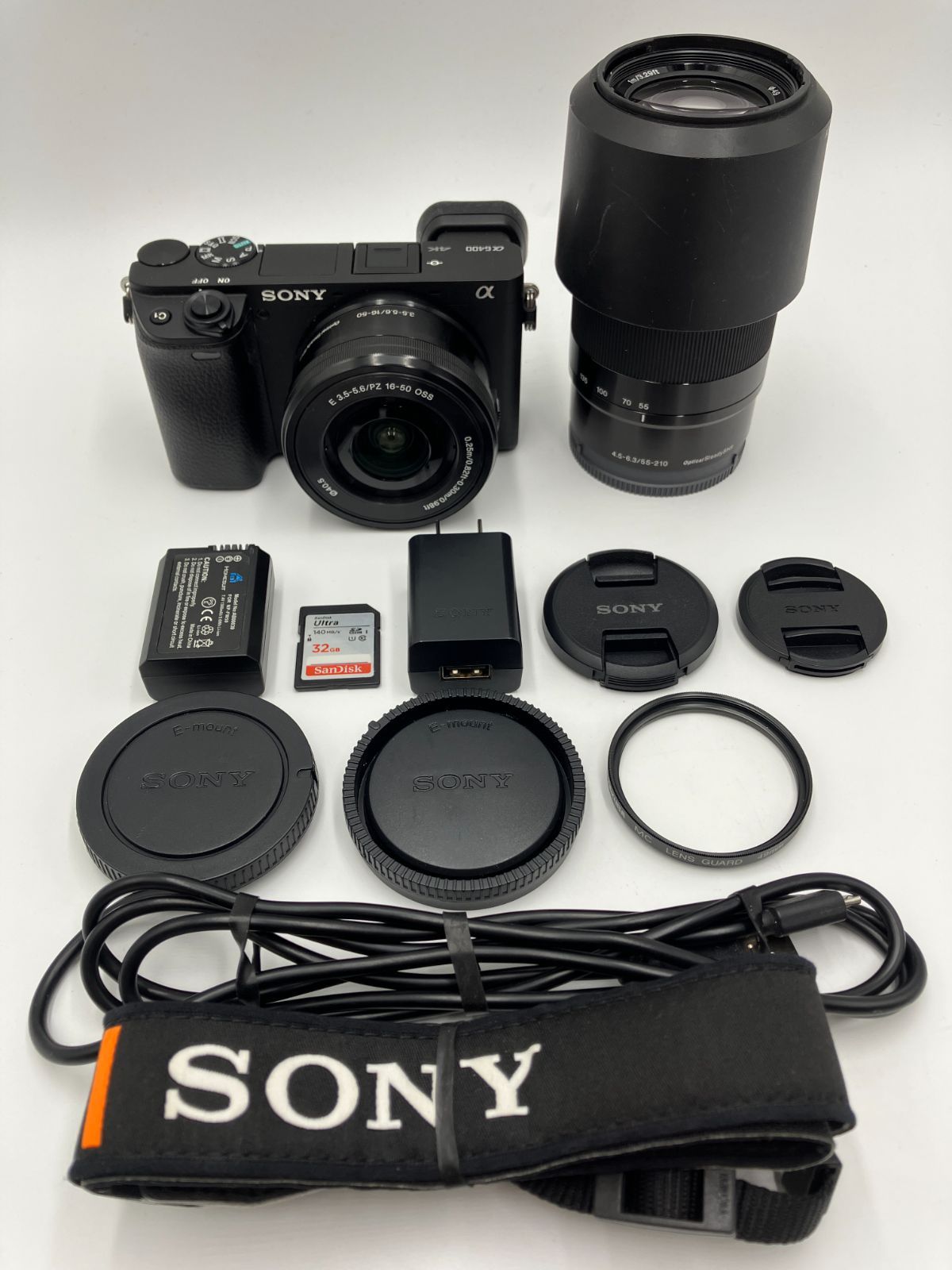 【動作確認済】SONY α6400 ダブルレンズキット