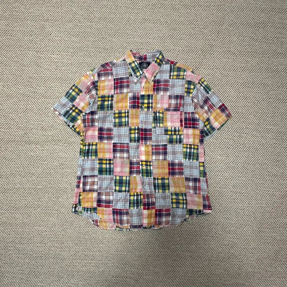 J PRESS パッチワークシャツ