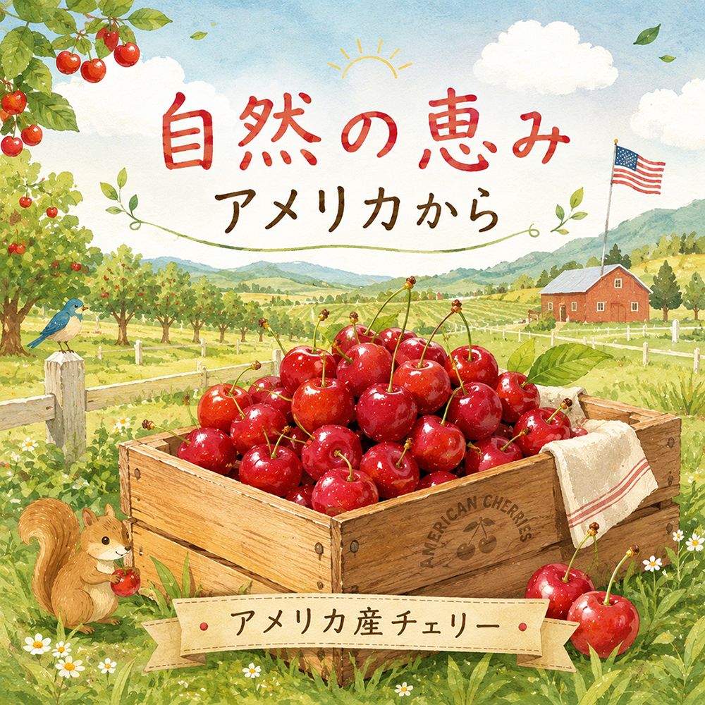 アメリカンチェリー 2kg 11.5ROW 甘み濃厚 たっぷりシェア 常温発送