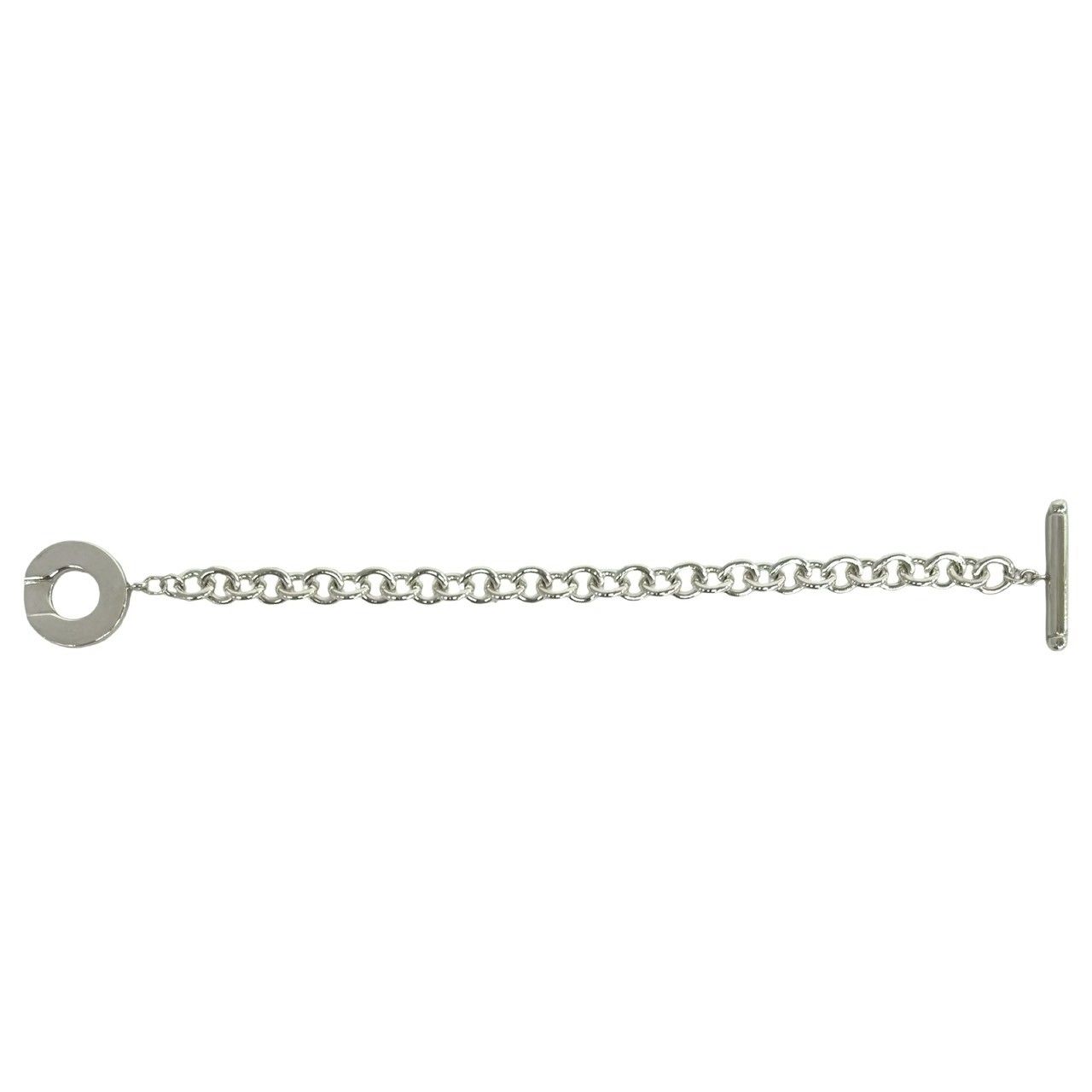 極 美品 TIFFANY&Co. ティファニー サークルタグ トグル ブレスレット