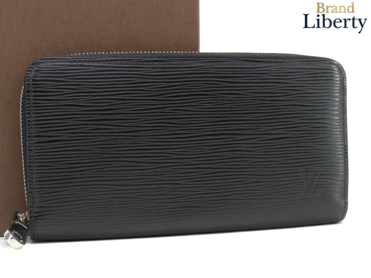 【美品】ルイヴィトン LOUIS VUITTON エピ ジッピーウォレット ラウンドファスナー長財布 ノワール ブラック レザー M60072