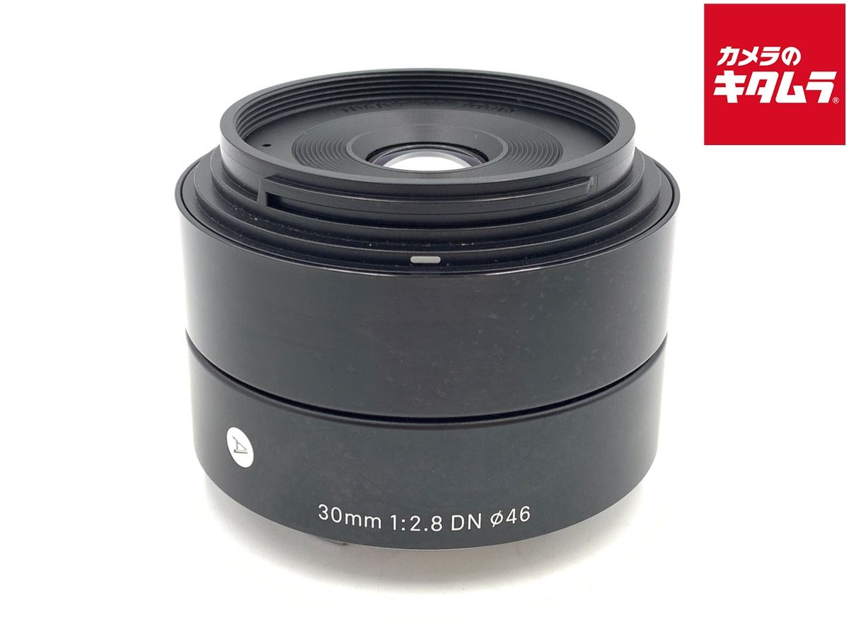【中古】 【良品】 シグマ 30mm F2.8 DN ソニーEマウント用 ブラック