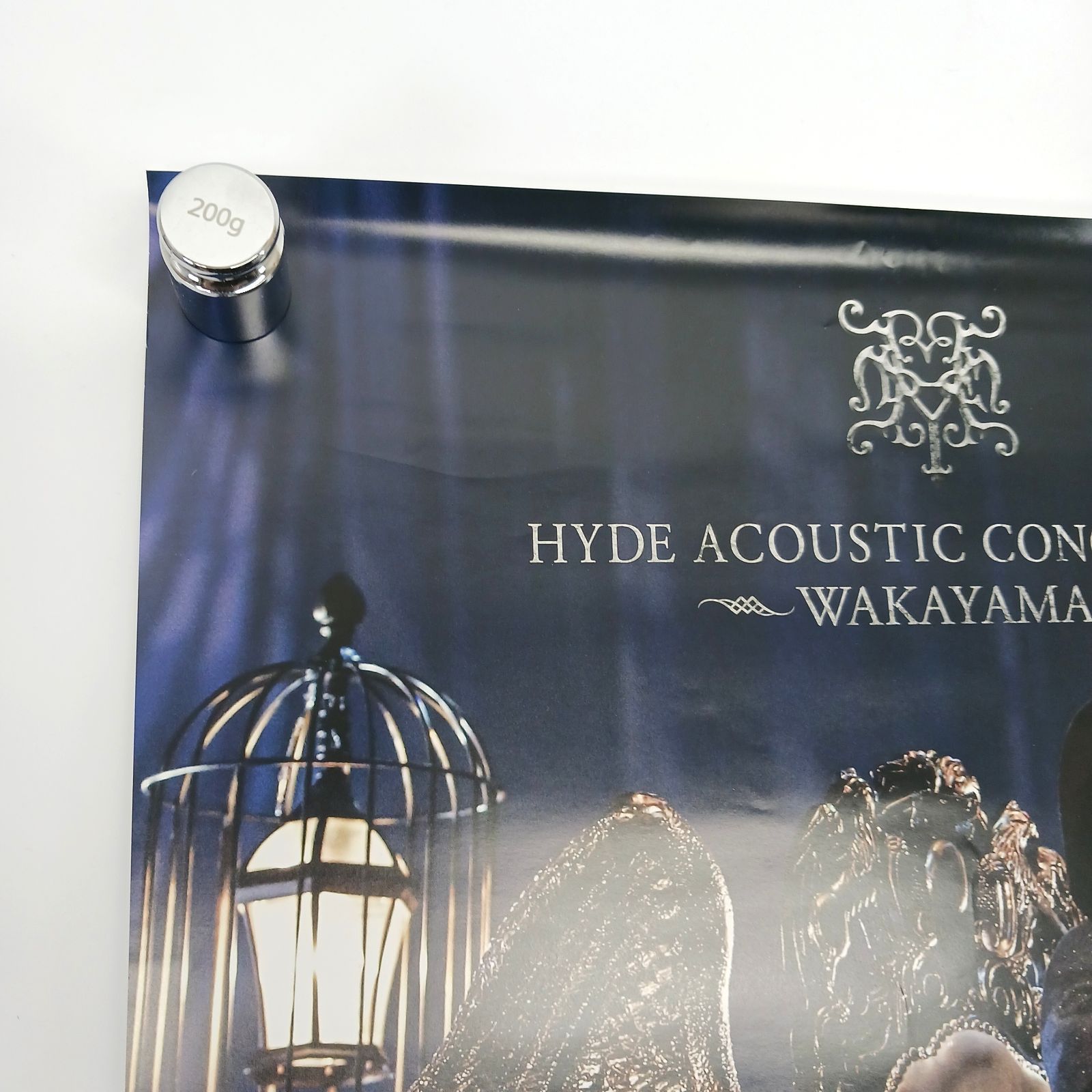 HYDE A2サイズ ポスター Blu-ray/DVD HYDE ACOUSTIC CONCERT 2019 黑