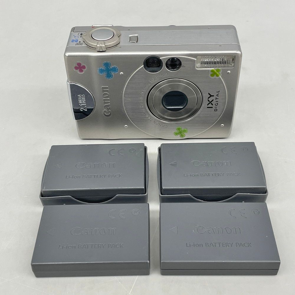 キヤノン Canon コンパクトデジタルカメラ IXY DIGITAL バッテリー4点