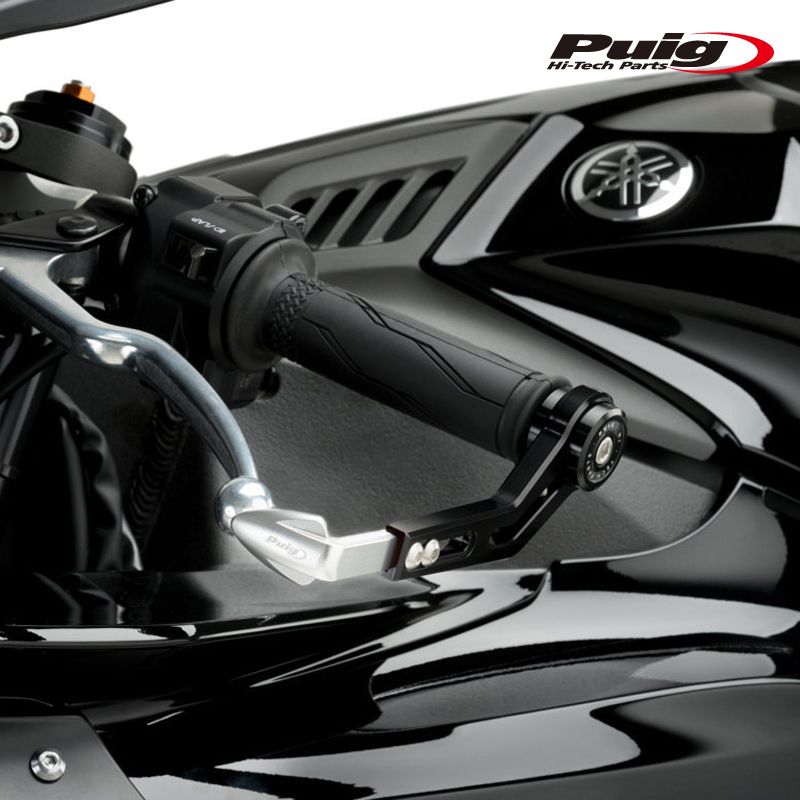 Puig 3877P CLUTCH LEVER PROTECTOR [SILVER] 汎用 プーチ クラッチレバープロテクター