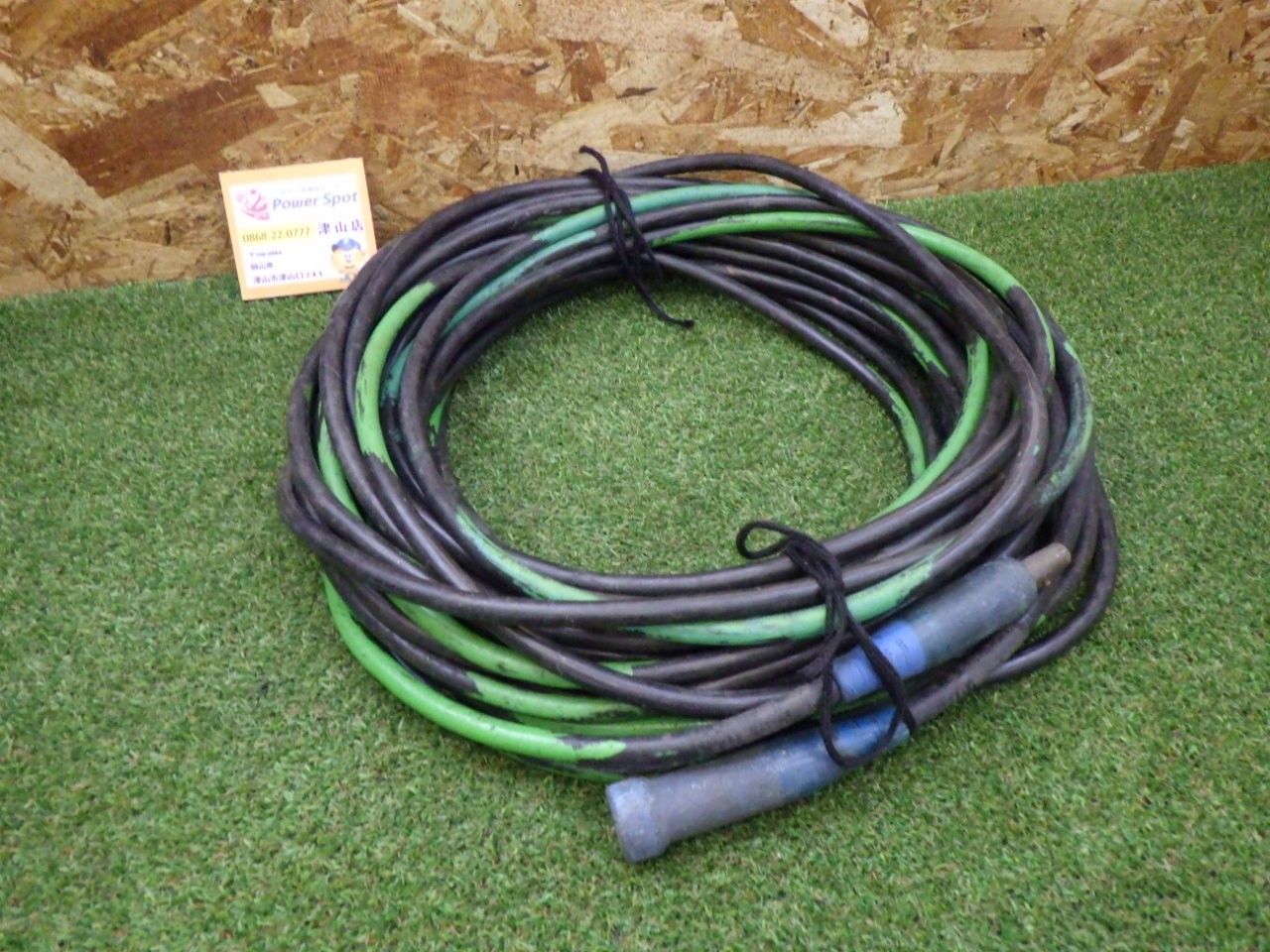 キャプタイヤ 溶接用キャプタイヤケーブル 長さ約25~30m 溶接 アーク 中古品 現状でのお渡し (120サイズ発送)
